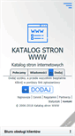 Mobile Screenshot of katalogstronwww.pl