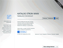 Tablet Screenshot of katalogstronwww.pl